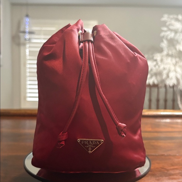 Prada Handbags - PRADA Tessuto Nylon Drawstring Bucket Bag #42